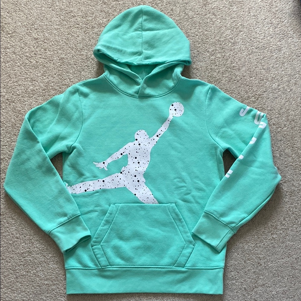 Jordan Kid’s Hoodie in Mint Green
